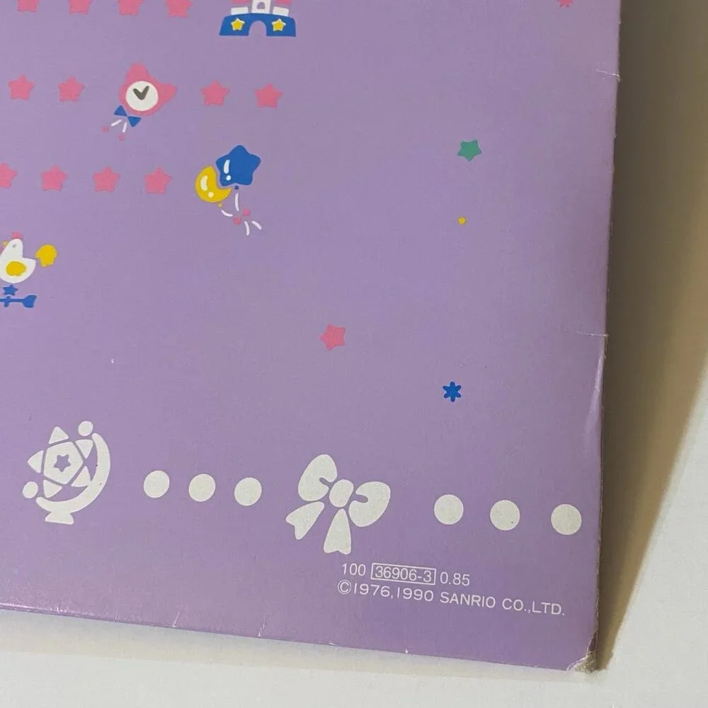 Vintage Sanrio 1990 Folder Little Twin Stars Pocket Portfolio